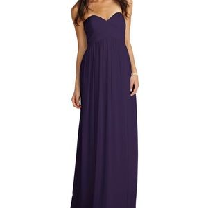 Donna Morgan Black Strapless Gown